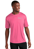 Short-Sleeved Moisture-Wicking Pink "Listening To You" Shirt