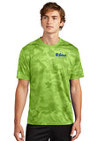 Short-Sleeved Moisture-Wicking Green Camo "Be Seen By You" Tee