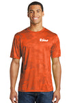 Short-Sleeved Moisture-Wicking Orange Camo "Looking Up To You" Tee