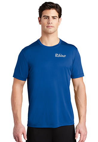 Short-Sleeved Moisture-Wicking Blue "Inspired By You" Tee