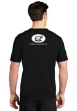 Short-Sleeved Moisture Wicking Black "Strengthened By You" Tee