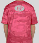 Short-Sleeved Moisture-Wicking Pink Camo "Listening To You" Shirt